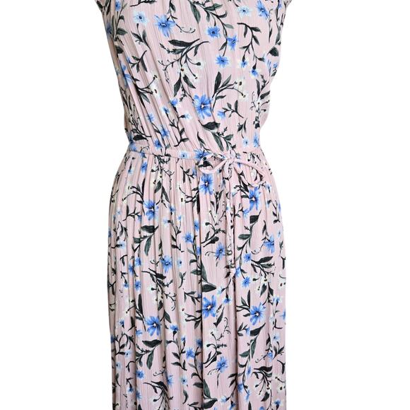 American Eagle Womens Dress XXS Pink Floral Cottagecore Boho Prairie Maxi - Picture 9 of 11